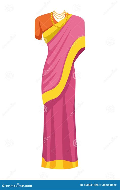 saree cartoon